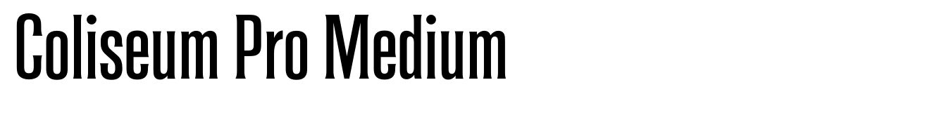 Coliseum Pro Medium